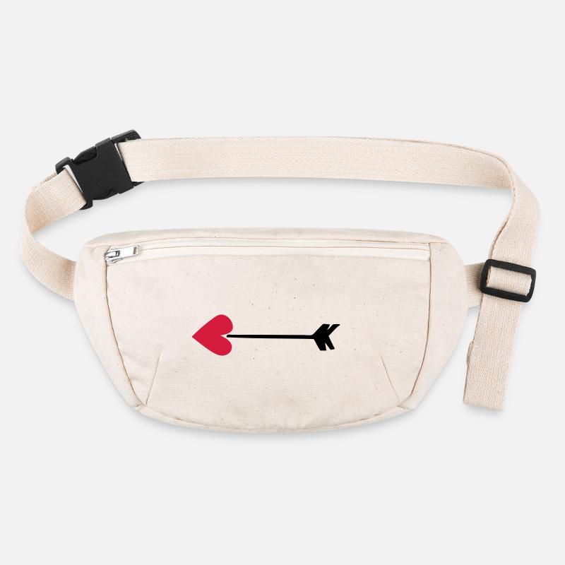 fleche coeur amour cupidon 8022 Sac banane recyclé Stanley/Stella