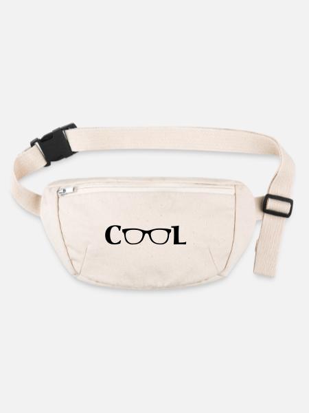 Cool Glasses / lässige Brille - Stanley/Stella recycelte Gürteltasche - Naturweiß - Vorne