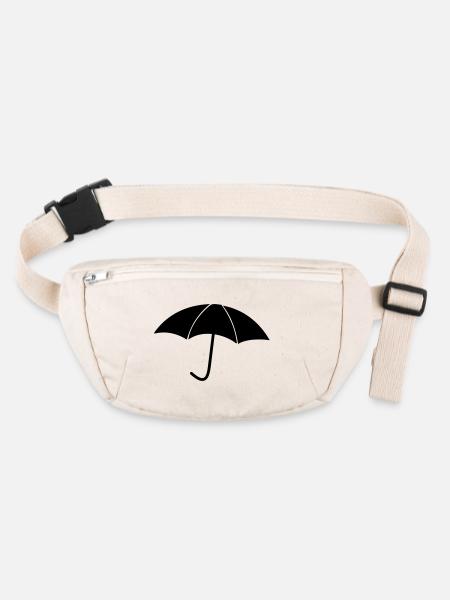 umbrella - Stanley/Stella recycled Hip Bag  - natural - Front