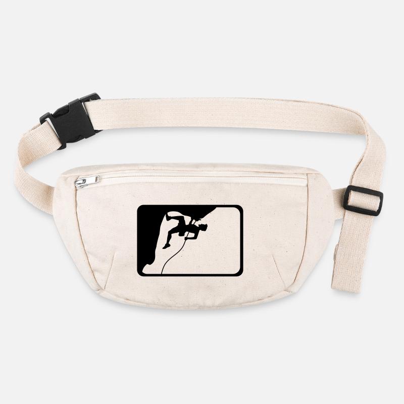 klettern sport logo design Stanley/Stella recycelte Gürteltasche