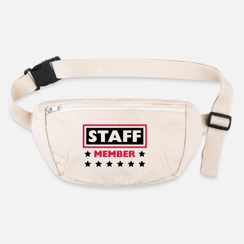 Staff Member Freunde Team Mitarbeiter Crew Logo Stanley/Stella recycelte Gürteltasche