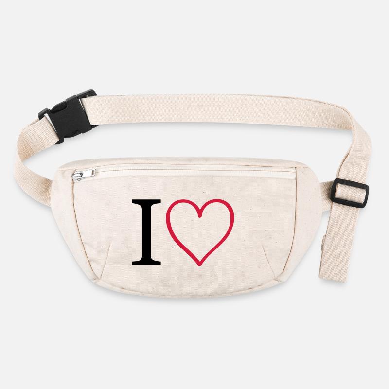 Heart I Heart Stanley/Stella recycled Hip Bag 