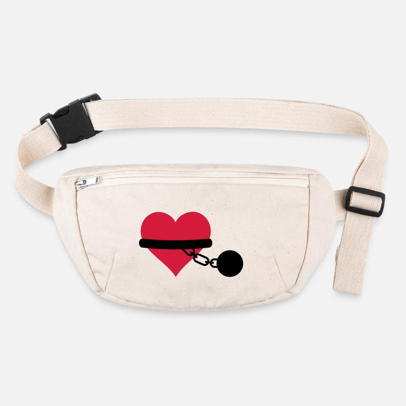 chained heart Stanley/Stella recycled Hip Bag 