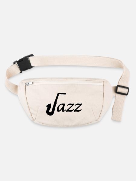 Jazz - Sac banane recyclé Stanley/Stella - blanc naturel - Devant