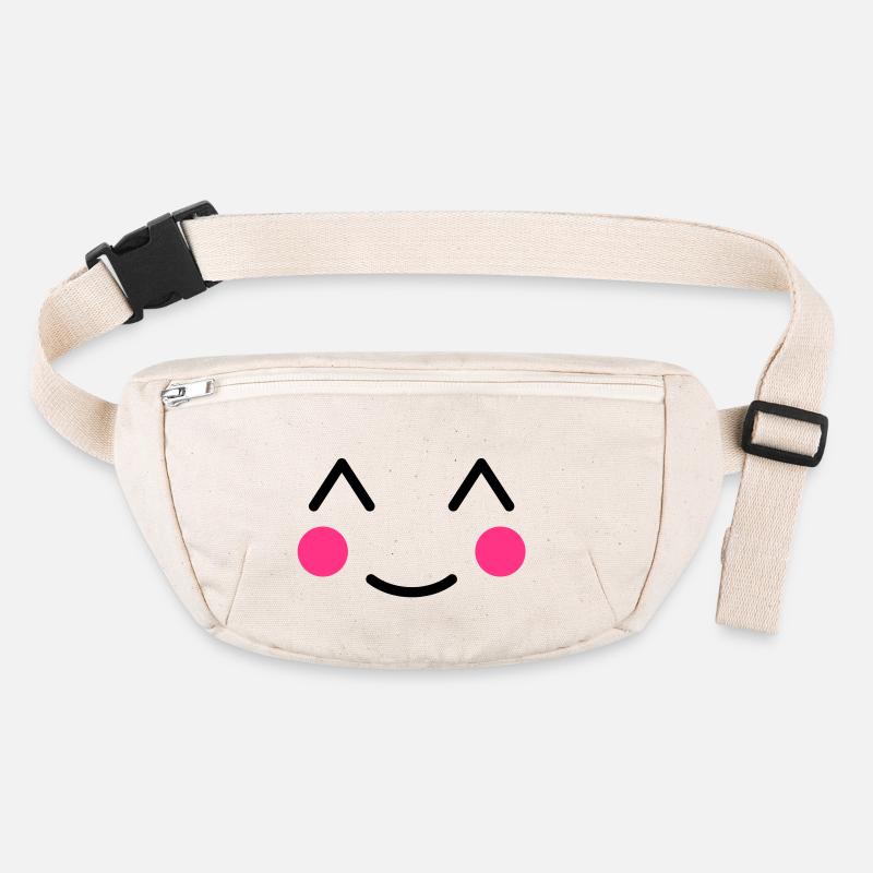 Blush Smiley Stanley/Stella recycled Hip Bag 