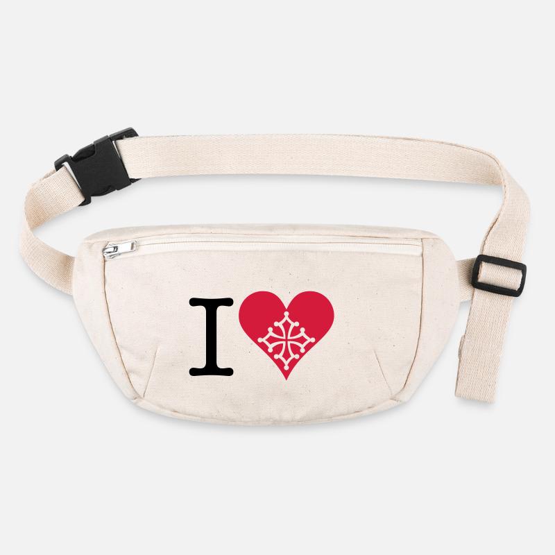 Ich liebe Okzitanisch 2C Stanley/Stella recycelte Gürteltasche