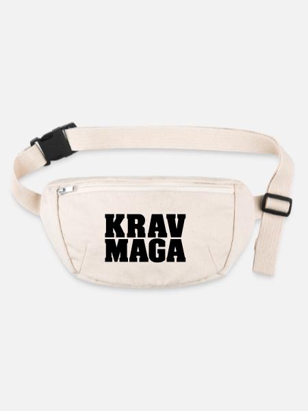 Krav Maga - Sac banane recyclé Stanley/Stella - blanc naturel - Devant