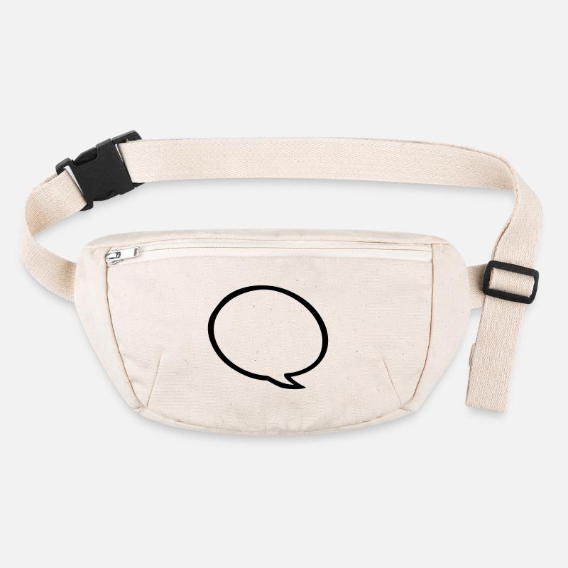 speech bubble Stanley/Stella recycled Hip Bag 