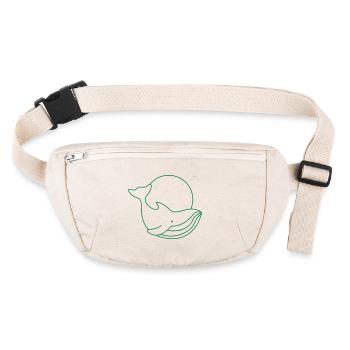 Cercle de baleine mignon - Sac banane recyclé Stanley/Stella - blanc naturel - Devant