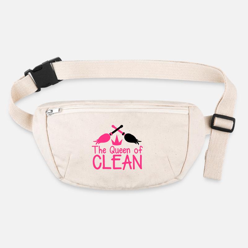 Die Königin der CLEAN-Mutter Pink mit Besen Stanley/Stella recycelte Gürteltasche