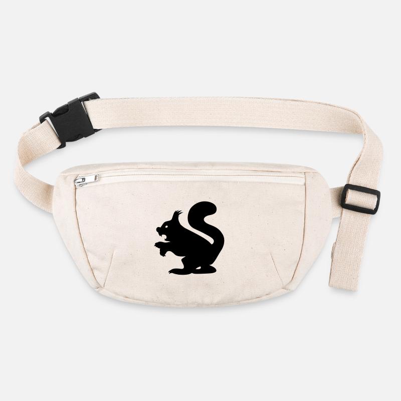 Killer Squirrel-Evil Squirrel Stanley/Stella recycled Hip Bag 