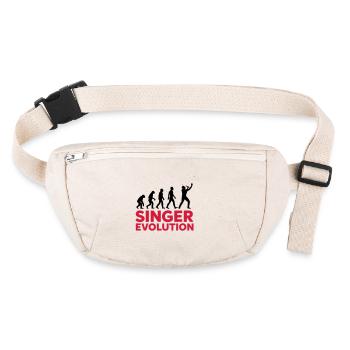 Singer Evolution Music Stage - Stanley/Stella recycled Hip Bag  - natural - Front