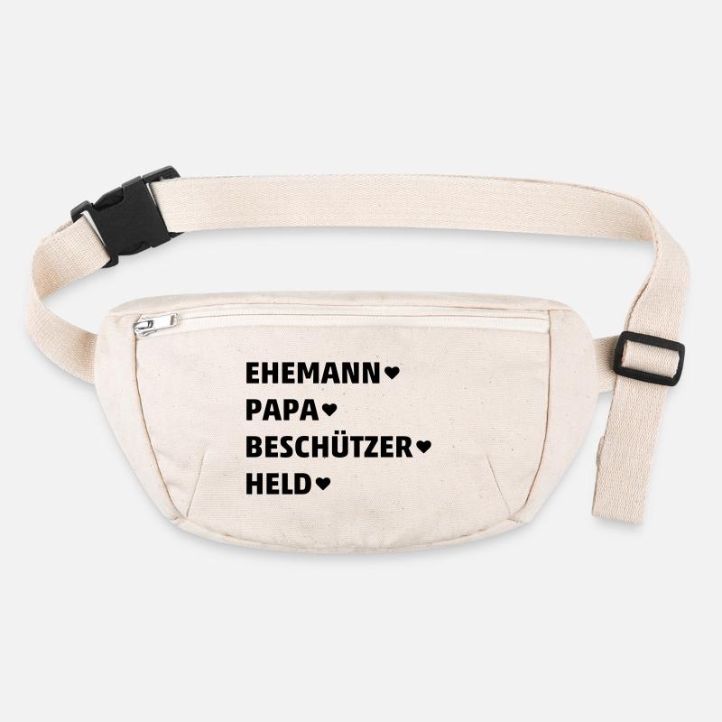 Ehemann, Papa Vater, Vati, Beschützer, Held (dh) Stanley/Stella recycelte Gürteltasche
