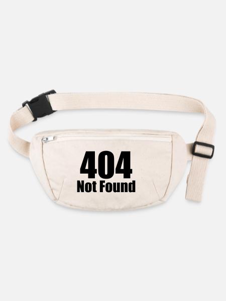 404 Not Found - Stanley/Stella recycelte Gürteltasche - Naturweiß - Vorne