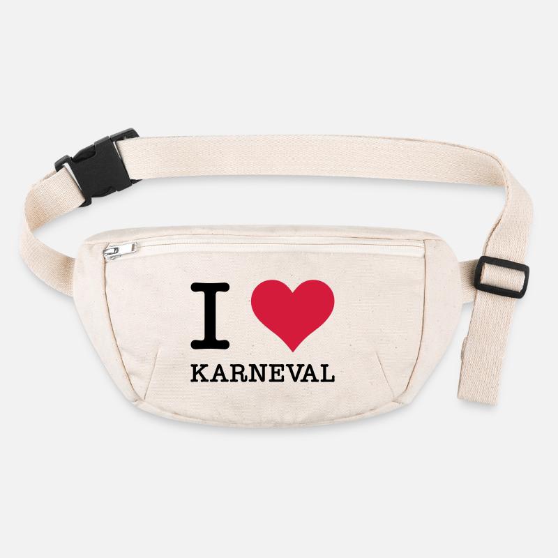 I Love Karneval Stanley/Stella recycelte Gürteltasche