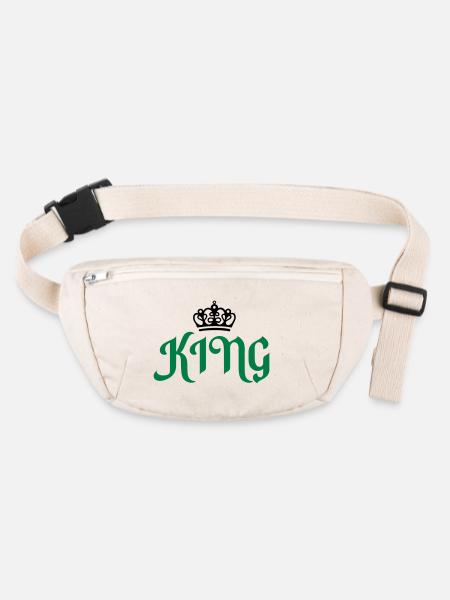 King - Stanley/Stella recycled Hip Bag  - natural - Front