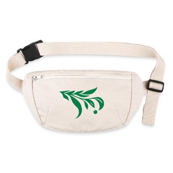 Squiggles Vine Branch - Stanley/Stella recycled Hip Bag  - natural - Front