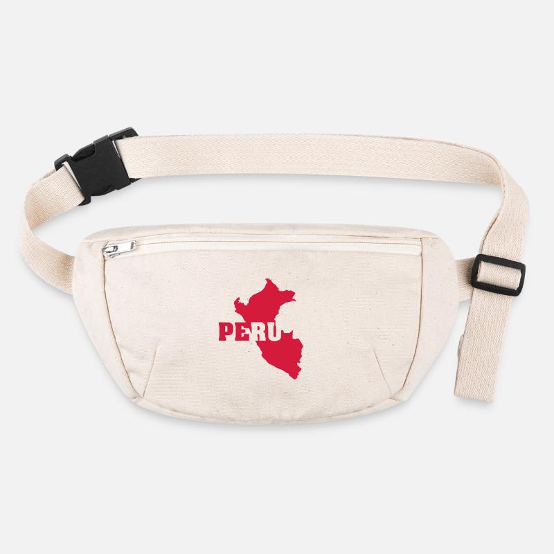 Peru (ID: 002006) - Stanley/Stella recycled Hip Bag - natural