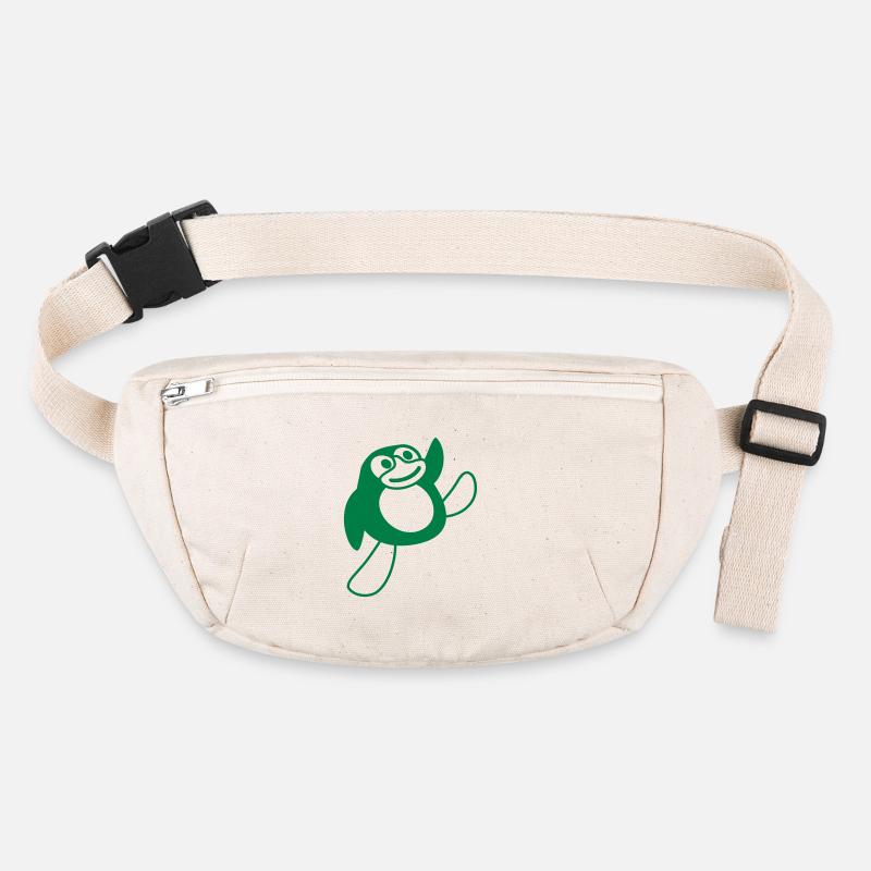 Pingouin, Breakdance, Happy Dancing, Fête, DJ, Musique Sac banane recyclé Stanley/Stella