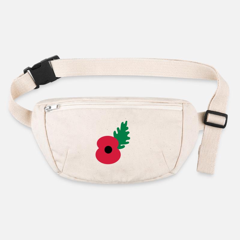 fleur de pavot by_patjila Sac banane recyclé Stanley/Stella