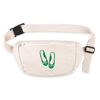 Raue Ballettschuhe - Stanley/Stella recycelte Gürteltasche - Naturweiß - Vorne