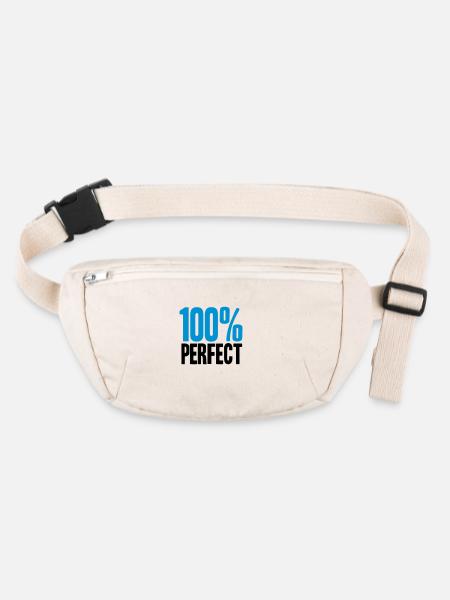 100 % Perfect - Stanley/Stella recycelte Gürteltasche - Naturweiß - Vorne