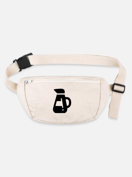 Coffee pot - Stanley/Stella recycled Hip Bag  - natural - Front