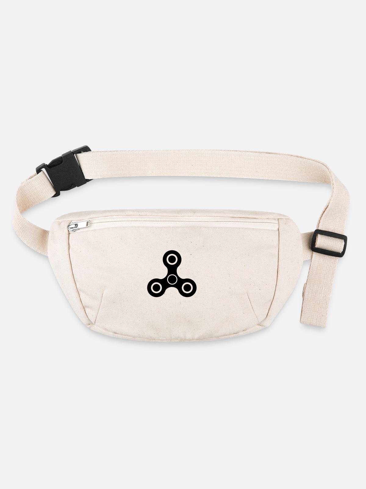 fidget spinner - Stanley/Stella recycled Hip Bag - natural - Front