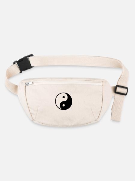 Ying Yang - Stanley/Stella recycled Hip Bag  - natural - Front