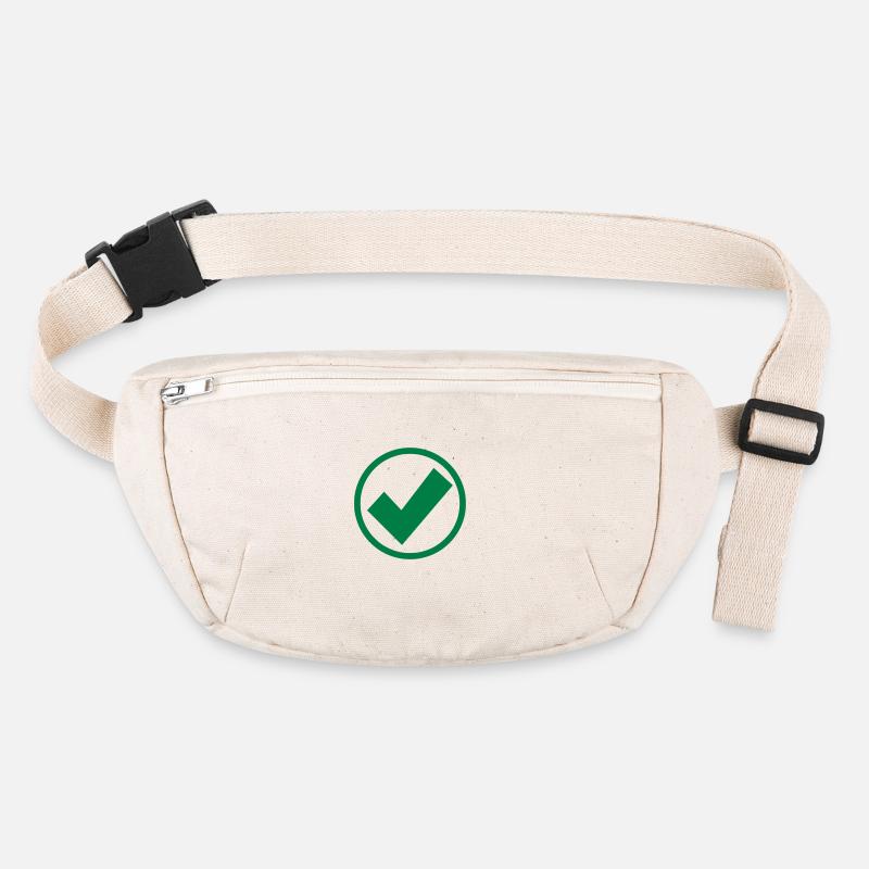 check mark - Stanley/Stella recycled Hip Bag  - natural