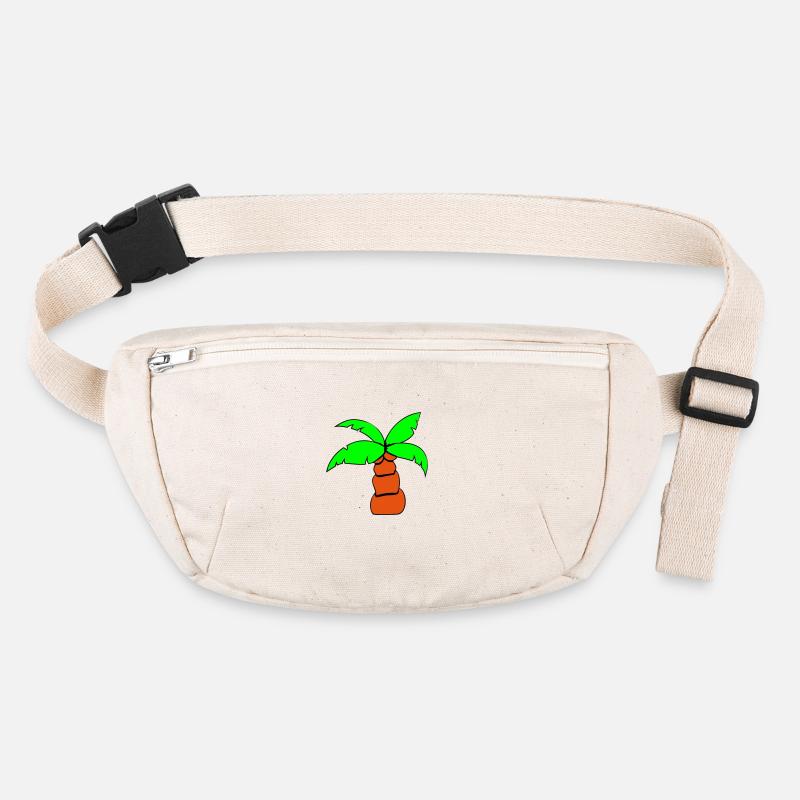 Palm Tree Island Tree Beach Holiday Coconut Sea Cool Stanley/Stella recycled Hip Bag 