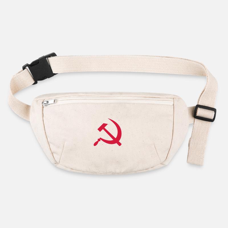Hammer and Sickle Stanley/Stella recycled Hip Bag 