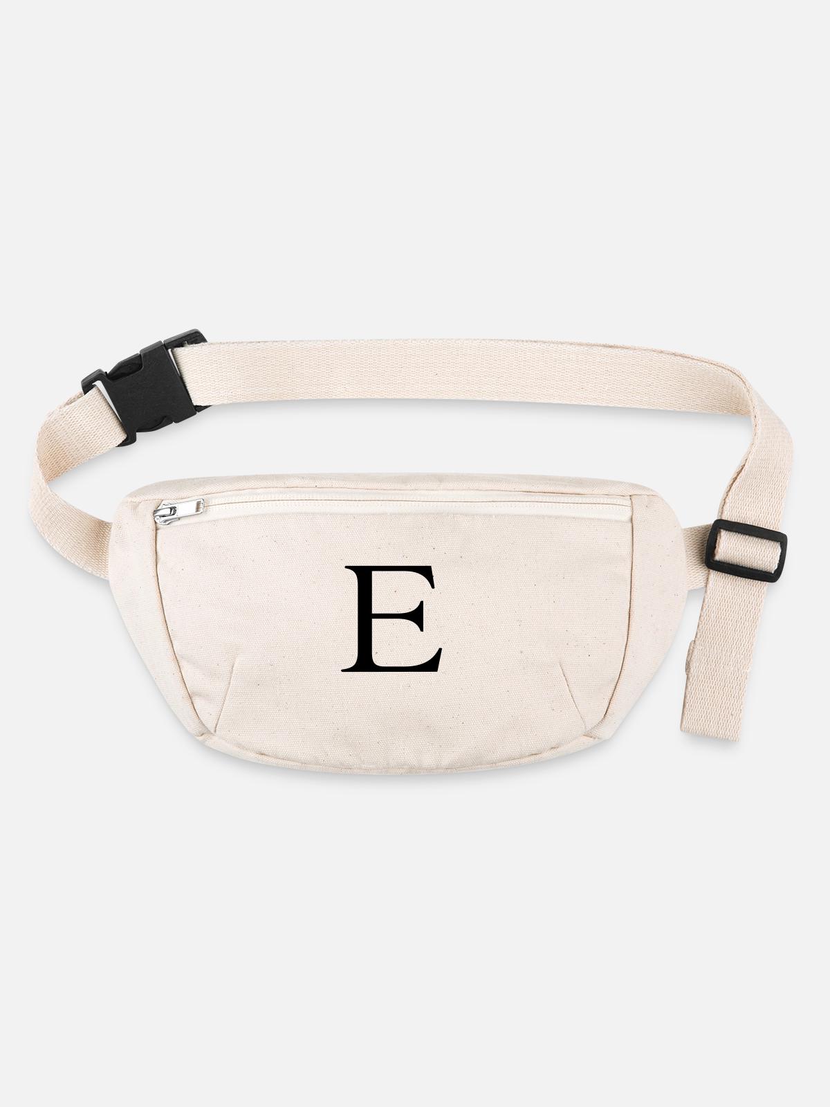 e - Stanley/Stella recycelte Gürteltasche - Naturweiß - Vorne
