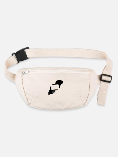 plein_cadre - Sac banane recyclé Stanley/Stella - blanc naturel - Devant