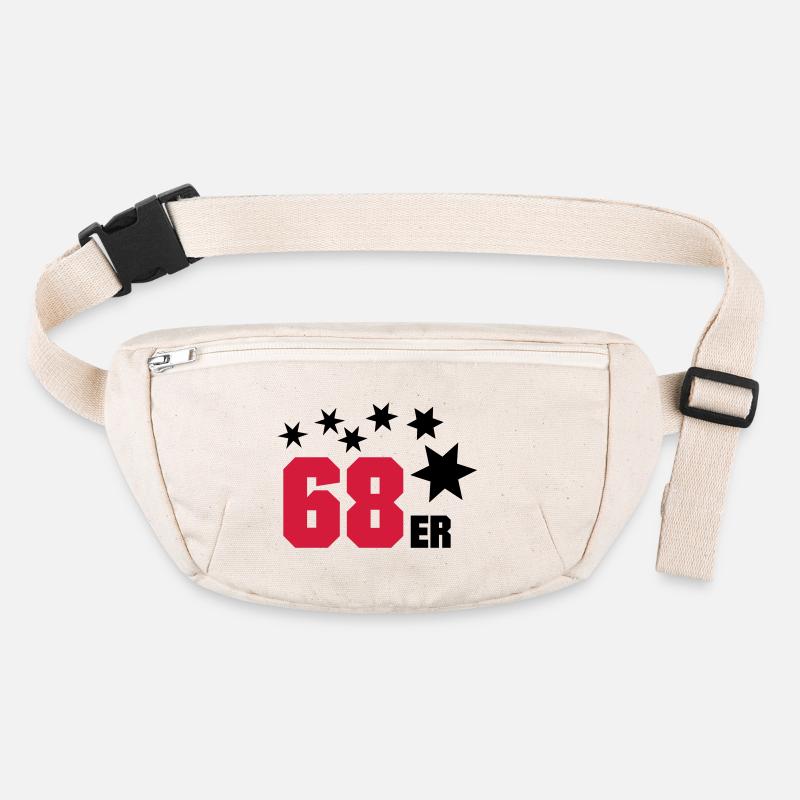 68er - Stanley/Stella recycelte Gürteltasche - Naturweiß