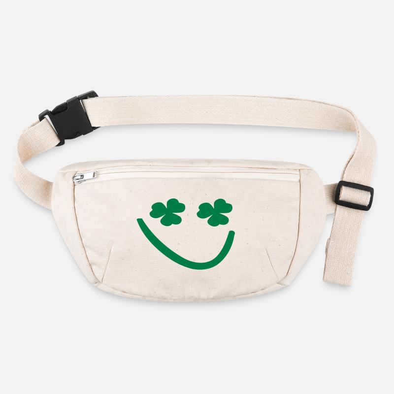 Shamrock smiley face Stanley/Stella recycled Hip Bag 