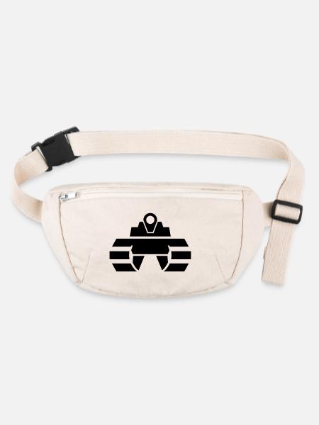 Panzer - Stanley/Stella recycelte Gürteltasche - Naturweiß - Vorne