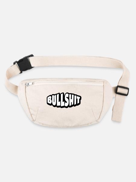 Bullshit - Stanley/Stella recycled Hip Bag  - natural