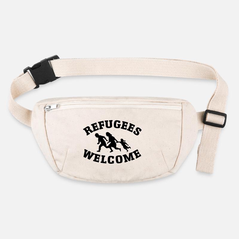 Refugees Welcome Stanley/Stella recycelte Gürteltasche