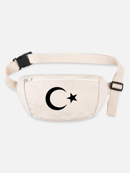turkey turkiye - Stanley/Stella recycled Hip Bag  - natural - Front