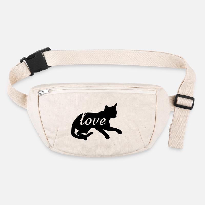 cats love Stanley/Stella recycled Hip Bag 