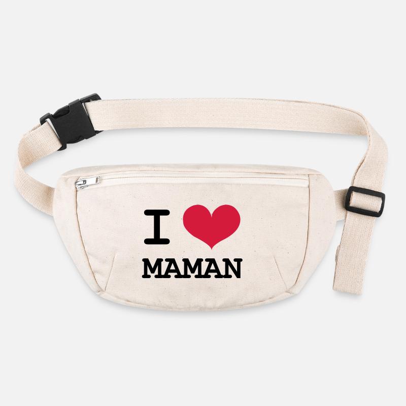 Ich liebe Mama! Stanley/Stella recycelte Gürteltasche