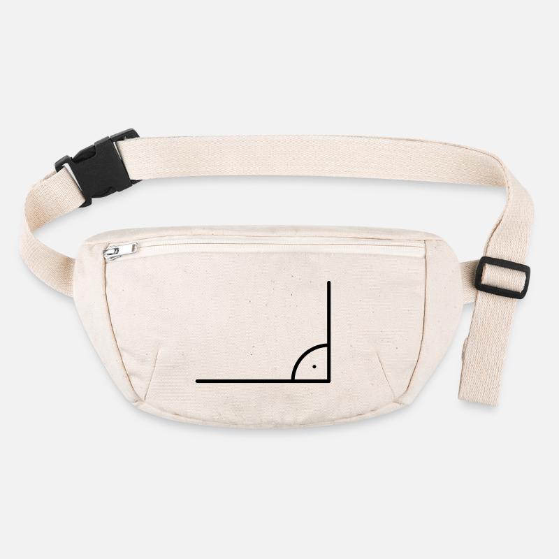 Mathematics icon - right angle Stanley/Stella recycled Hip Bag 