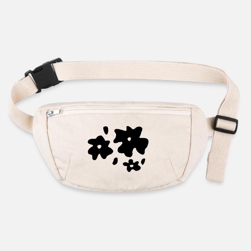 Fleurs deux couleurs devant, meap Sac banane recyclé Stanley/Stella