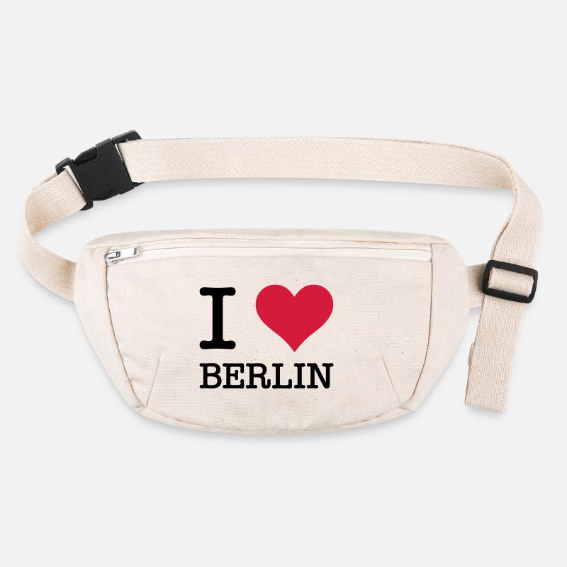 I Love Berlin Stanley/Stella recycelte Gürteltasche