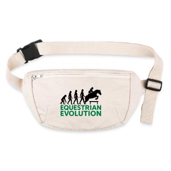 Cadeau cavalier Equestrian Evolution Cool - Sac banane recyclé Stanley/Stella - blanc naturel - Devant