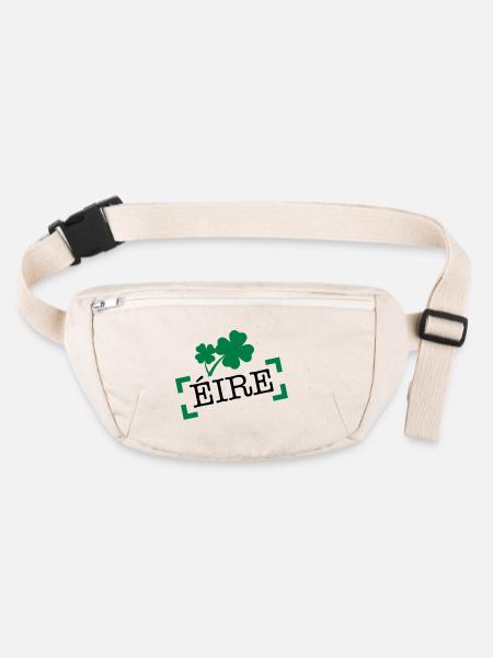 eire_02 - Stanley/Stella recycled Hip Bag  - natural - Front