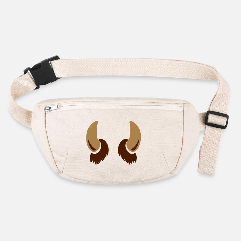 Yeti Big foot creature horns Stanley/Stella recycled Hip Bag 