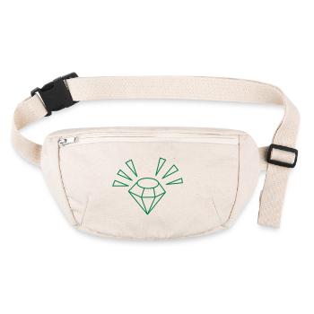 GEM with bright sparks - Stanley/Stella recycled Hip Bag  - natural - Front