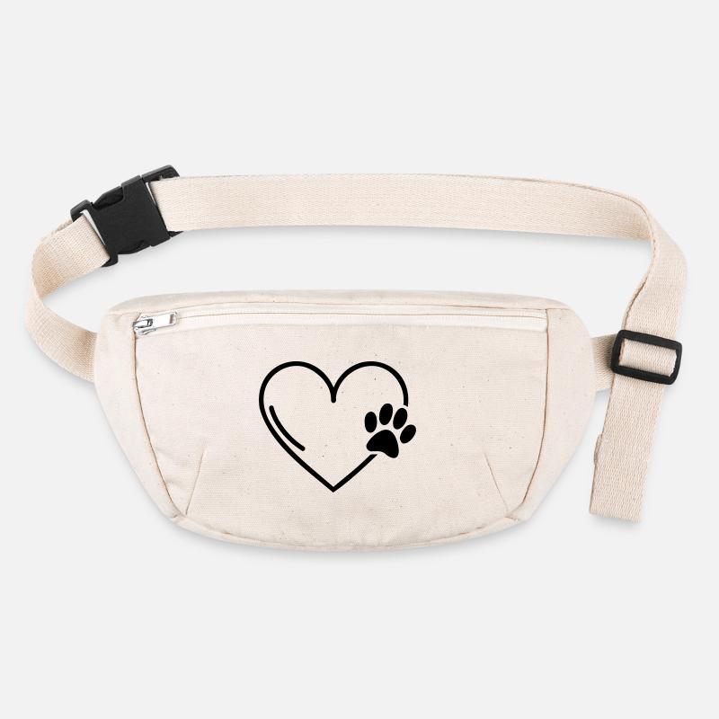 Heart Stanley/Stella recycled Hip Bag 